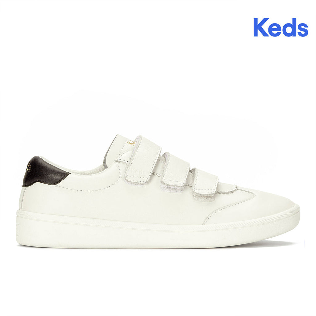Women's Ace II V Leather Egret/Black Sneaker