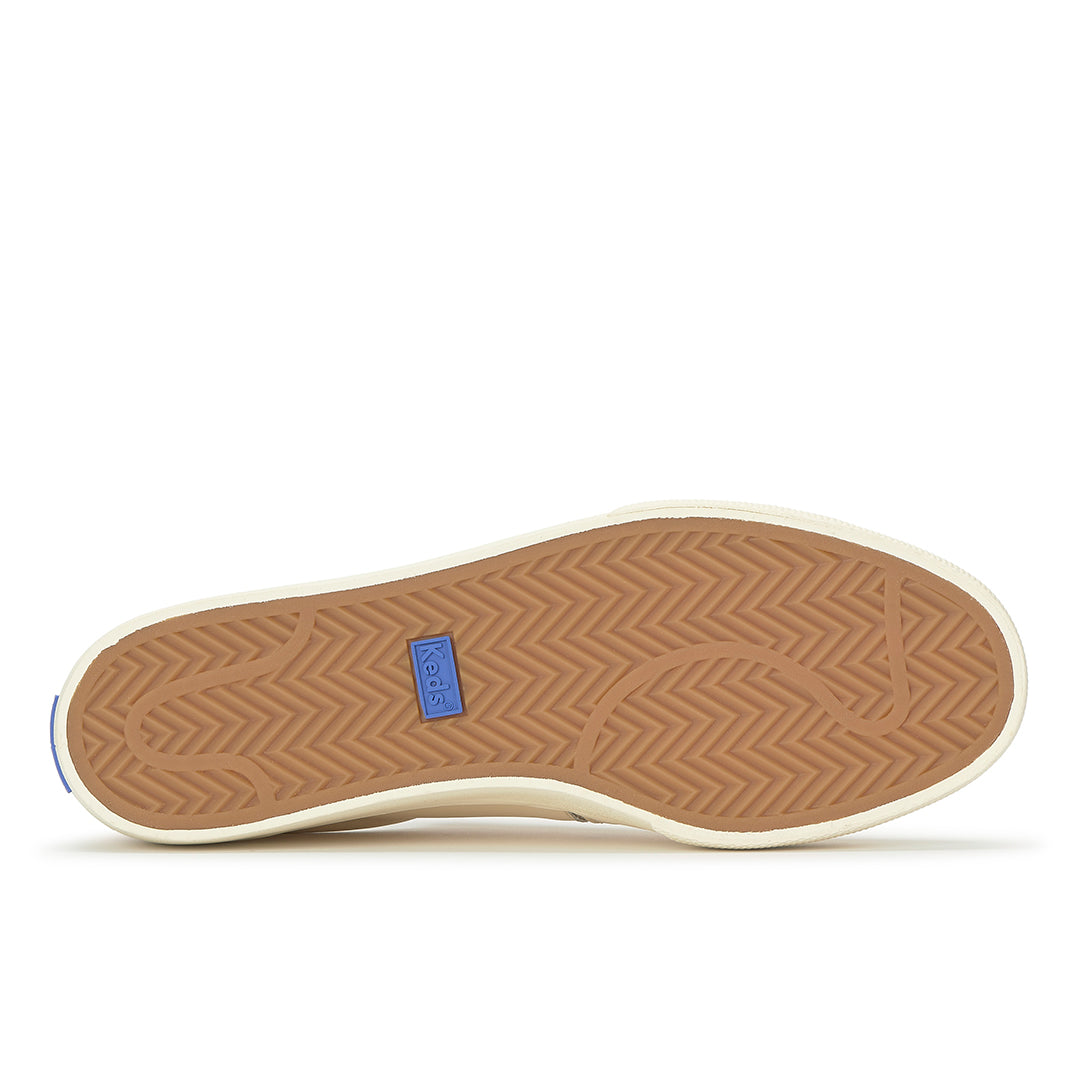 Women's Jump Kick Duo Leather Parchment/Gold Sneaker
