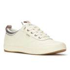 Women's Center III Slip On Leather Egret/Orchid Sneaker