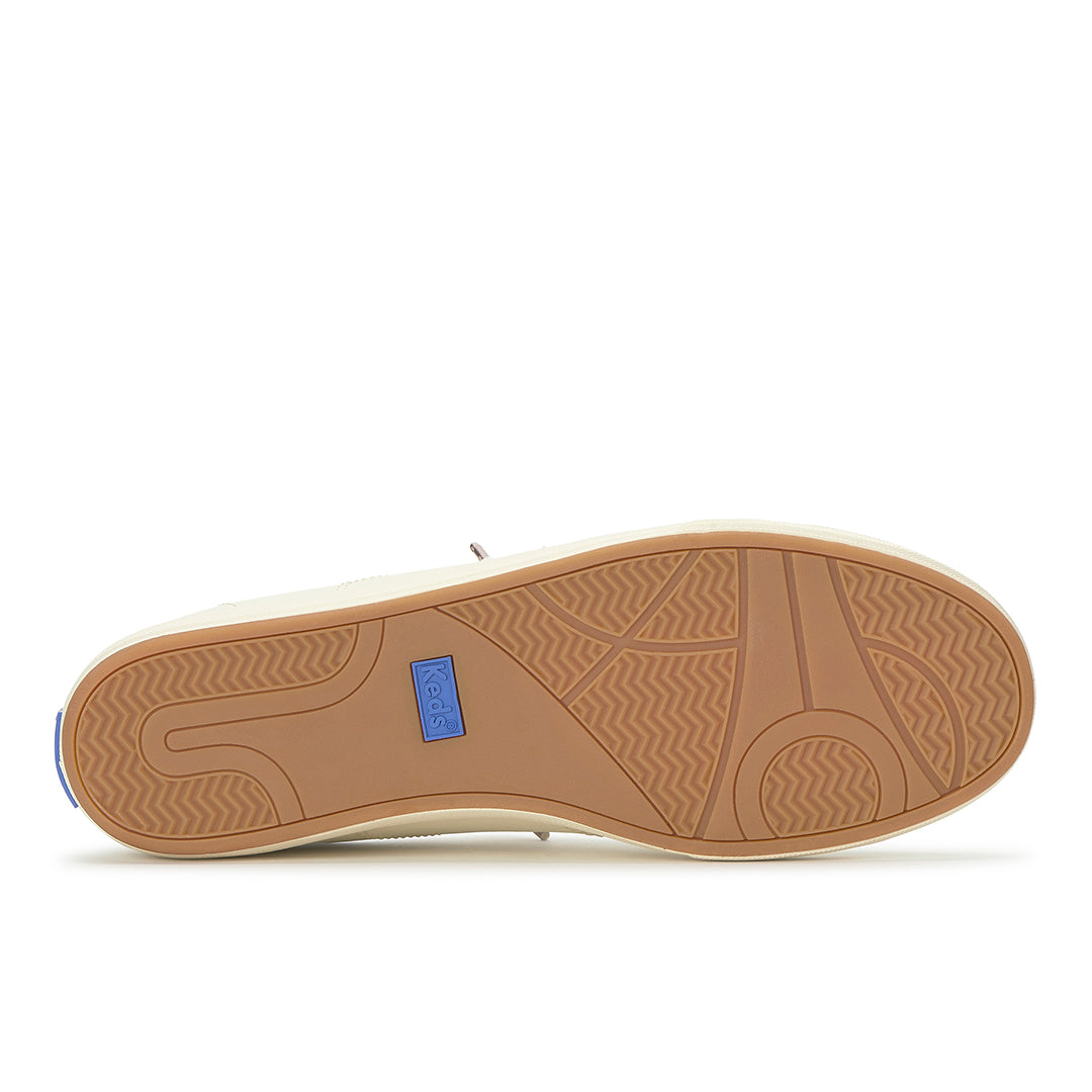 Women's Center III Slip On Leather Egret/Orchid Sneaker