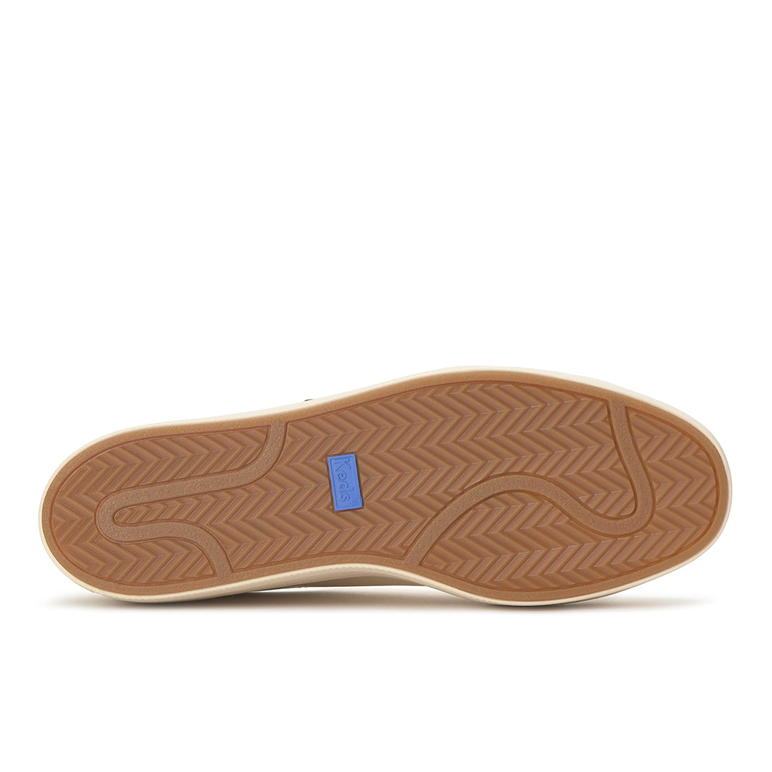 Women's Skyler Leather Daisy Charm Parchment Sneaker