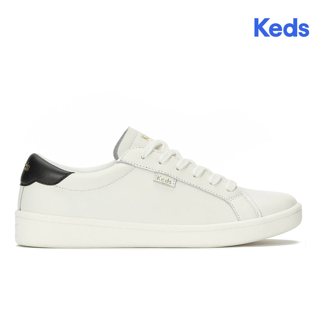 Women's Ace II Leather White/Black Sneaker