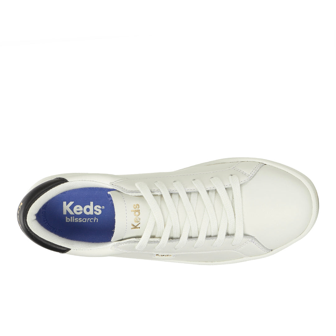 Women's Ace II Leather White/Black Sneaker