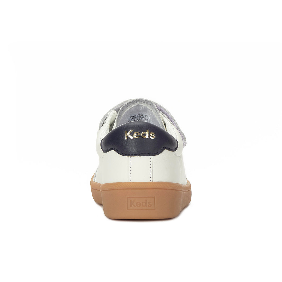 Women's Ace II V Leather Translucent Midsole White/Navy Sneaker