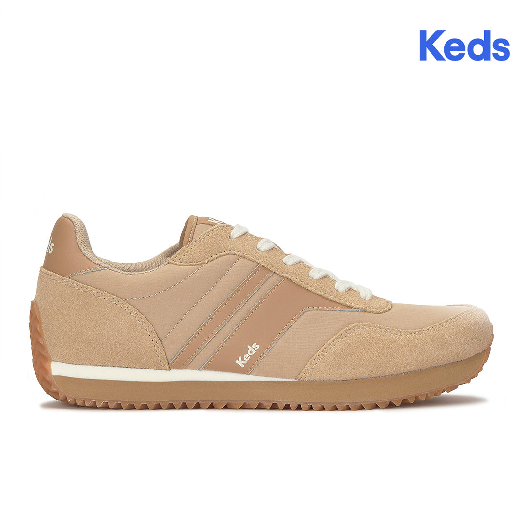 Women's Rena Nylon/Leather Cuban Sand/Tan Sneaker