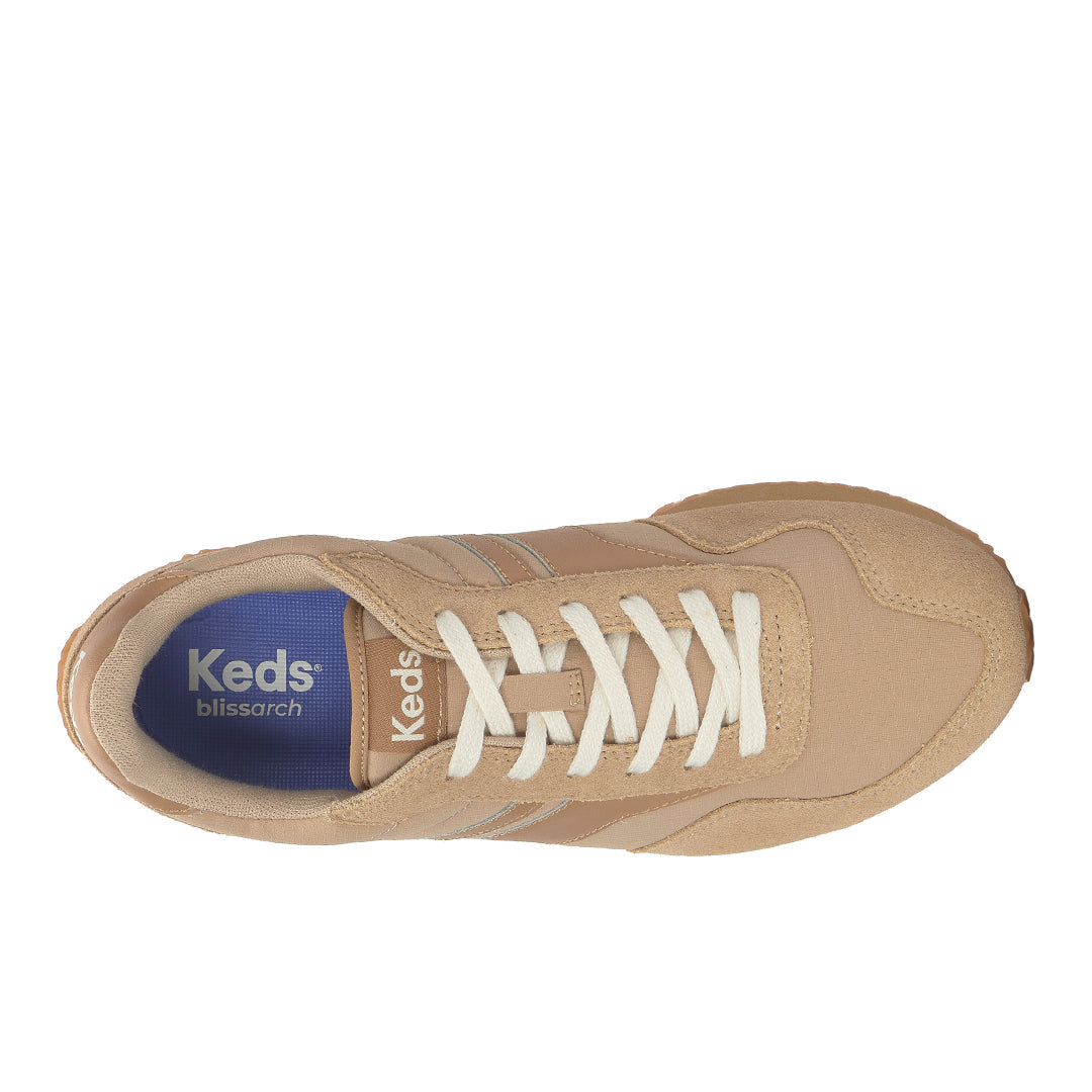 Women's Rena Nylon/Leather Cuban Sand/Tan Sneaker