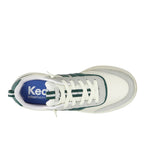 Women's Blisswalk Ubal Leather/Suede Snow White/Light Grey/Forest Green Sneaker