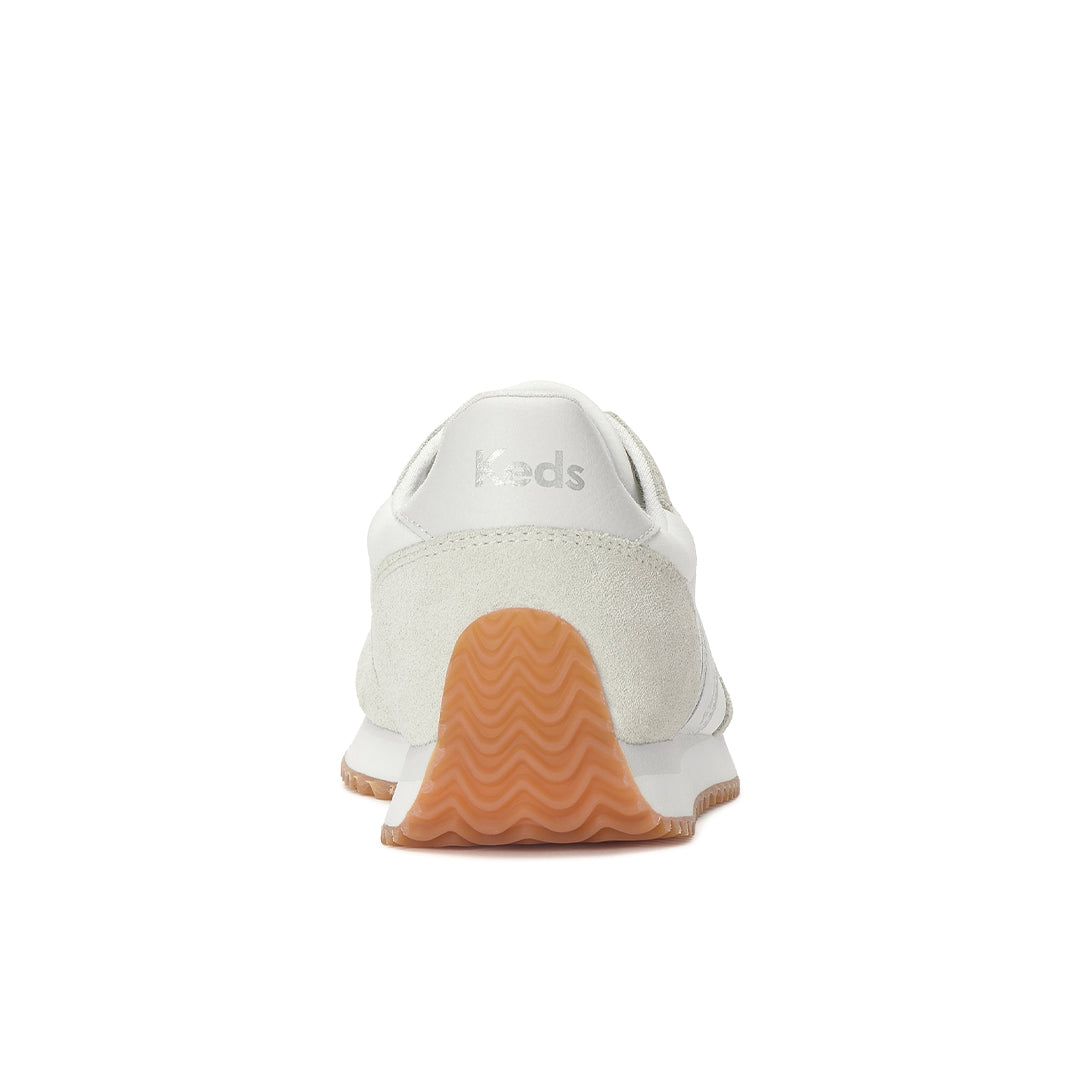 Women's Rena Nylon/Suede Snow White/Gold Sneaker