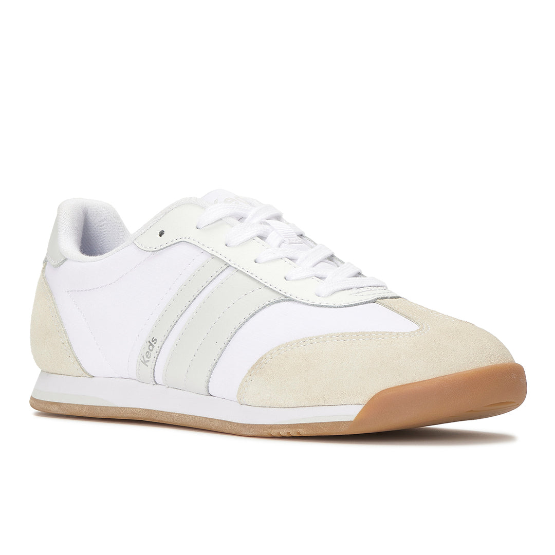 Women's Revival Nylon/Suede/Leather White/Grey Sneaker