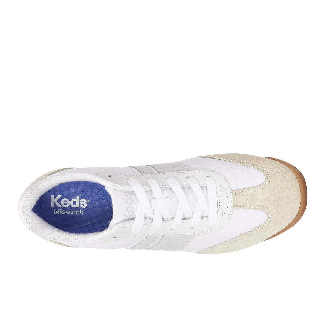 Women's Revival Nylon/Suede/Leather White/Grey Sneaker