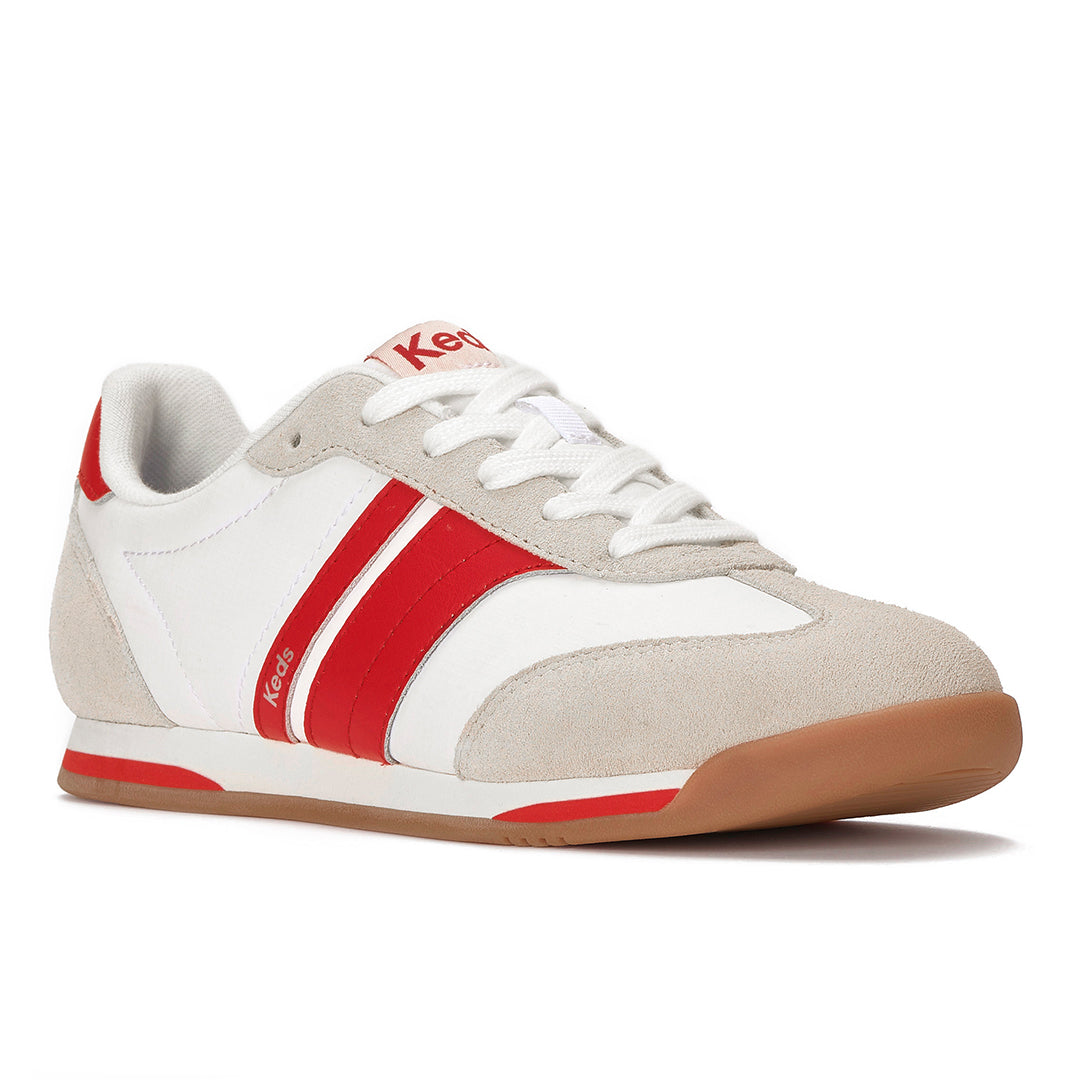 Women's Revival Nylon/Suede/Leather Snow White/Red Sneaker