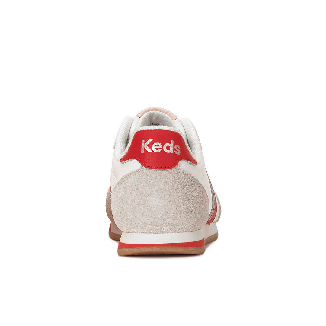 Women's Revival Nylon/Suede/Leather Snow White/Red Sneaker