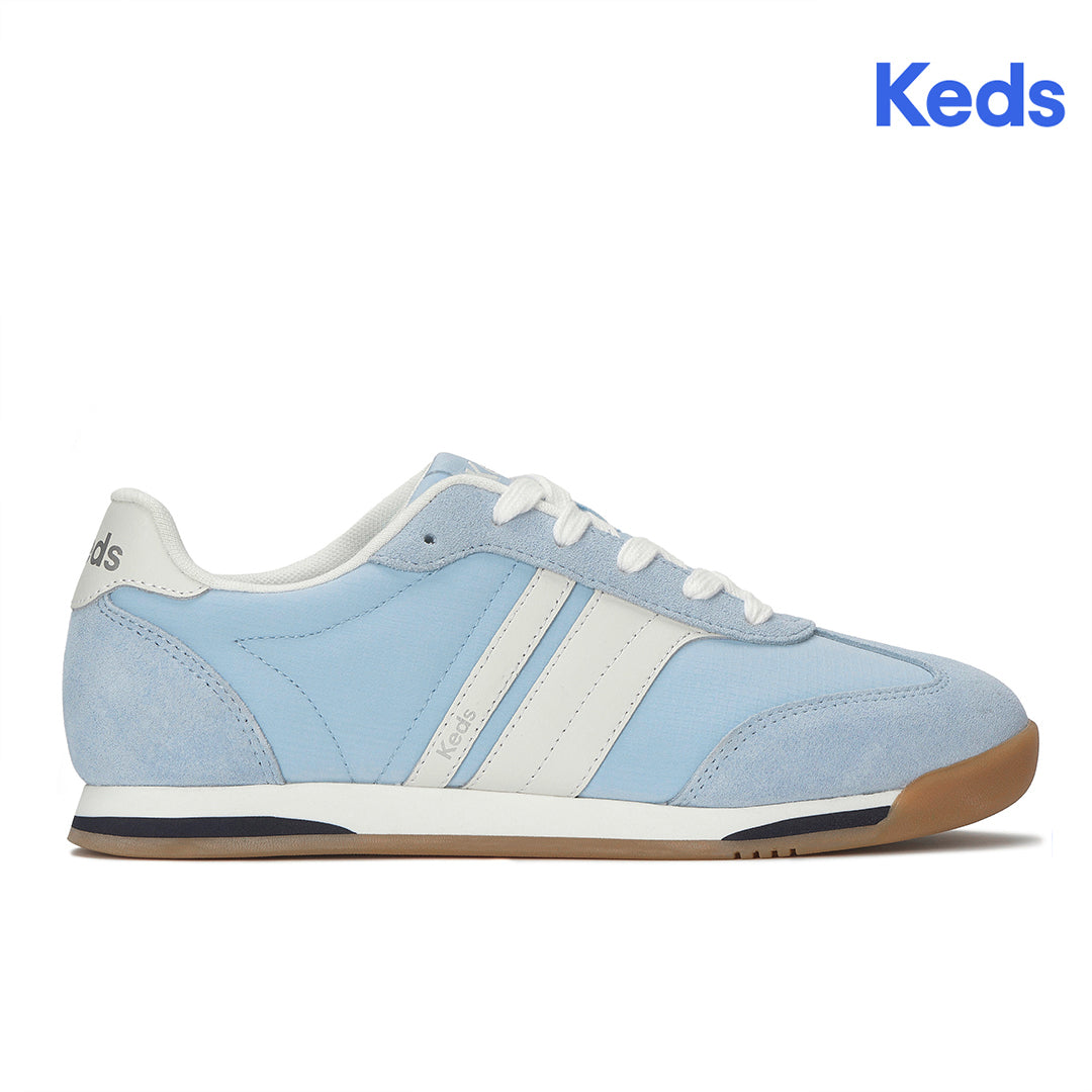 Women's Revival Nylon/Suede/Leather Light Blue/Snow White Sneaker