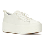 Women's Skyler Slip On Leather Snow White Sneaker
