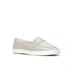 Womens Keds Square Toe Loafer Glitter Suede Pale Silver Sneakers