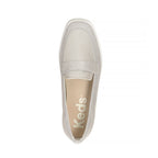 Womens Keds Square Toe Loafer Glitter Suede Pale Silver Sneakers